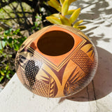Artist Signed Chereen Nampeya Artisan Handmade Pottery Tribal Vase Bowl