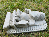 Antique Soap Stone Hindu Ganesh Idol Indian Temple Armstrong Spiritual Relic Art