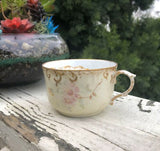 LS & S Limoges France Hand Painted Mustache Cup