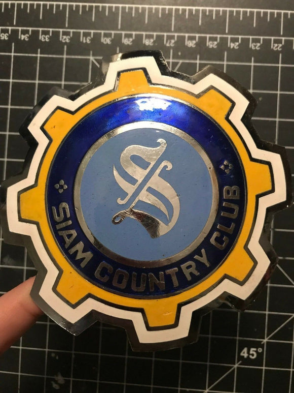 Siam Country Club Car Badge