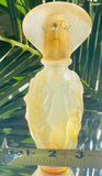 Vicky Tiel Frosted Glass Woman Figural Parfum Perfume Bottle France