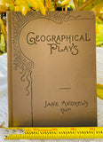 Antique Vintage Geographical Plays By Jane Andrews Book