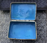 Vintage Cloisonne Enamel Trinket Box With Sunstone