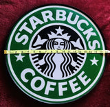 Authentic 90s STARBUCKS Coffee Store Front 1.5 FT Siren Logo Sign Collectible